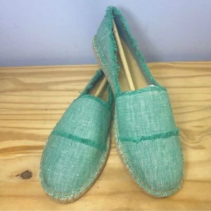 Talbots Verde Profundo Izzy Deshilachado Sin Cordones Alpargata Plana - Talla 10 - Imagen 1 de 10