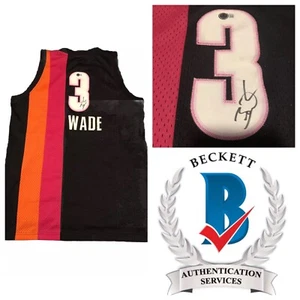 Dwyane Wade Signed Adidas Hardwood Classics ABA Floridians Jersey Beckett COA - Picture 1 of 6
