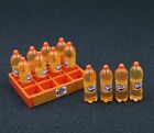 12 x 1/6 Fanta Flasche & Kiste für 12 Zoll Figur Miniatur Puppenhaus Getränk Heißspielzeug