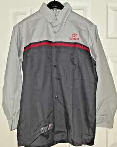 Red Kap TOYOTA Mechanic Technician Work Uniform Long Sleeve Shirt M 01-018-11-08 - Picture 1 of 4