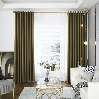 Blackout Curtains Home Decor Comfortable Environment Quiet Indoor Space - Image 1 of 4