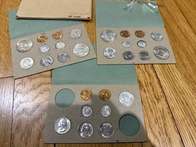 1948 PDS Uncirculated Mint Set 28 Coins Original Packaging Inner Envelope - Image 1 of 4