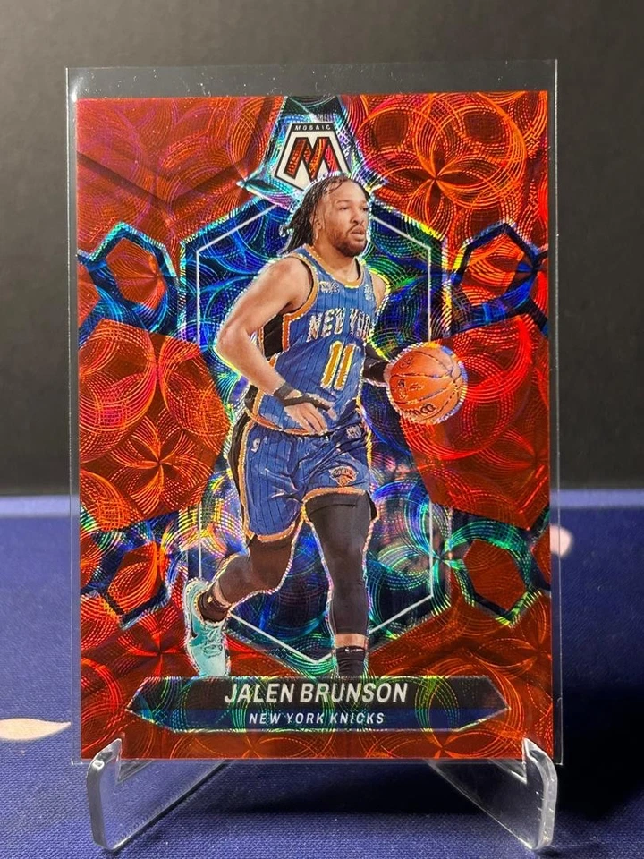 2023-24 Panini Mosaic Jalen Brunson #67 Red /75 - Image 1 of 2