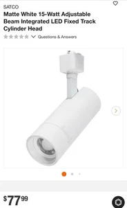 Nuvo Lighting TH731 H-Gleis 6" hoch 2700K - 5000K LED Schienenkopf - weiß 4er Pack - Bild 1 von 5