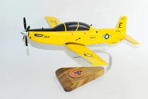 Beechcraft® T-6 Texan II, VT-2 Doerbirds CONA, modelo a escala de caoba de 16" - Imagen 1 de 9