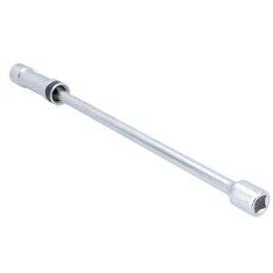 16mm Extra Long Spark Plug Socket Remover with UJ + Retaining Clip 3/8" Drive - Picture 1 of 4