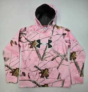 Under Armour UA Cold Gear Mujer Talla M Camuflaje Rosa Sudadera con Capucha Poliéster - Imagen 1 de 7