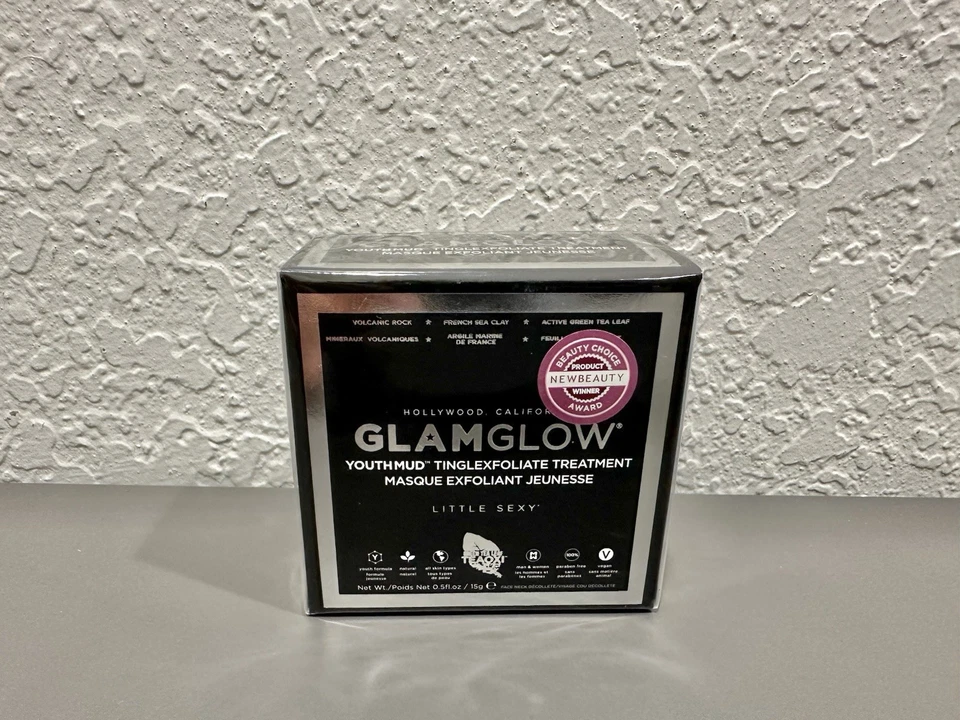 GLAMGLOW Youthmud Tinglexfoliate Treatment Exfoliating mask 0.5oz 15g TravelSize - Image 1 of 4