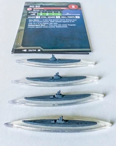 1x BENT R0-50 Axis & Allies War at Sea Miniatures 36/39 Set V Fleet Command - Picture 1 of 3