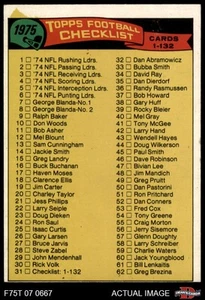 1975 Topps #31 Checklist 1-132 3 - VG - Picture 1 of 9