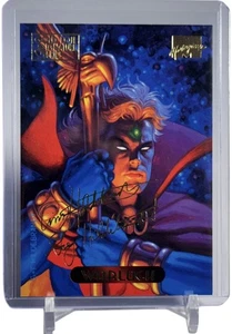 Warlock Marvel Masterpieces 1994 Gold Foil Signature Series Card #134 - Set Break - Bild 1 von 5