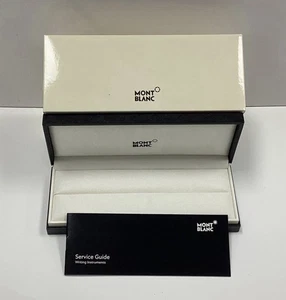 Authentic Montblanc Empty Single Pen Display Gift Box Case w/ Service Guide - Picture 1 of 1