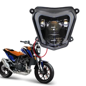 LED Headlight Assembly DRL For KTM 690 Duke 2012-2019 690R Day Running Light Kit - Picture 1 of 12