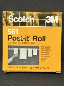 Caja de cinta de recarga de colección Post-It Roll 3M Scotch 561 stock muerto 1"x300" NOS - Imagen 1 de 3