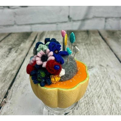 Up Cycled Pin Cushions - Handmade Embellishments - Pin Cushions - Pin Keeps  - Image 1 of 4