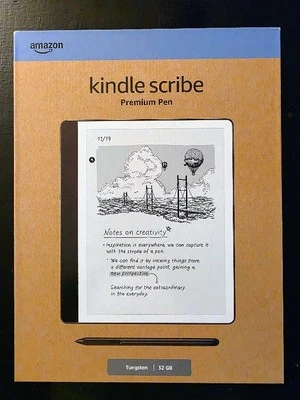 Amazon Kindle Scribe 32GB [2nd Generation] [With Premium Pen] [Tungsten] - Image 1 of 4