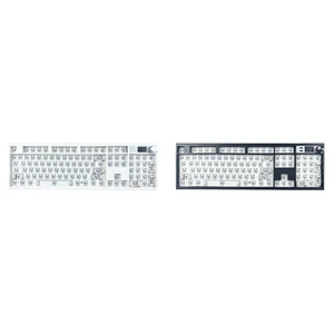 GMK67 75% Mechanical Keyboard Kit Gasket BT5.0/2.4G/Wired Hot Swap (White) - Zdjęcie 1 z 8