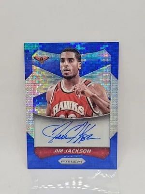 2014-15 Panini Prizm #50 Jim Jackson Autographs Blue Pulsar #/249 Auto - Image 1 of 2