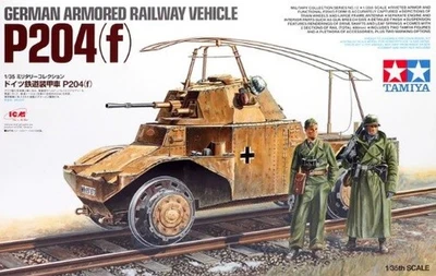 ✅Tamiya 32413 1:35 German Armoured Railway Vehicle P204(f) - Immagine 1 di 4