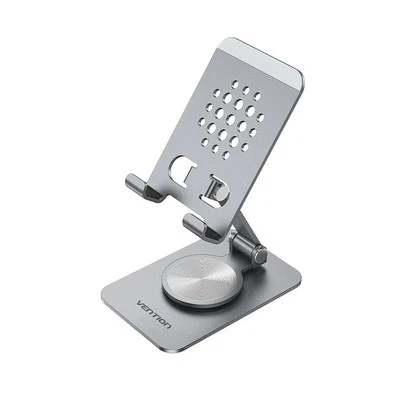 Cell Phone Holder Desk Stand Alloy Shell Tablet Mobile For iPhone 15 14 Samsung - Image 1 of 4