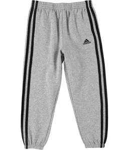 Adidas Boys Fleece Athletic Sweatpants, Grey, Little Kids (4-7), 5 - Picture 1 of 2