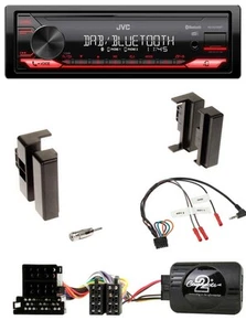 JVC DAB Lenkrad Bluetooth USB Autoradio für Audi A4 B5 bis 99 A6 C4 bis 97 A8 D2 - Bild 1 von 9