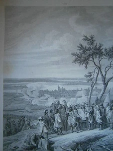Gravure 19° guerre de Louis XIV Prise de Nimègue 9 Juillet 1672 - Picture 1 of 1