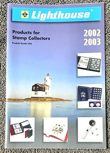 VINTAGE LIGHTHOUSE STAMP ALBUMS 2002 / 2003 CATALOG - 44 PAGES - Picture 1 of 11