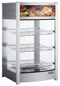 GASTRO WÄRMEVITRINE 97 Liter Glasschrank Warmhaltevitrine Auftisch-Vitrine - Bild 1 von 1