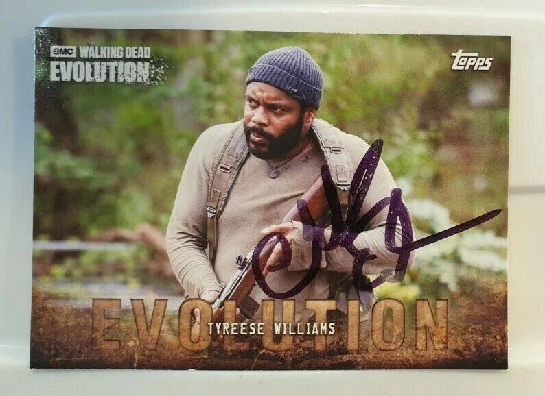 The Walking Dead CHAD COLEMAN Signed Topps Evolution Trading Card (Tyreese) - Image 1 of 1