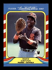 1987 Fleer Baseball Superstars Limited Edition #19 Tony Gwynn San Diego Padres