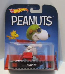 Hot Wheels 2017 retro Peanuts Snoopy Flyin' Ace Woodstock Schultz - Imagen 1 de 3