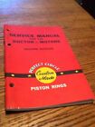 VINTAGE PERFECT CIRCLE PISTON RINGS SERVICE MANUAL FOR THE DOCTOR OF MOTORS