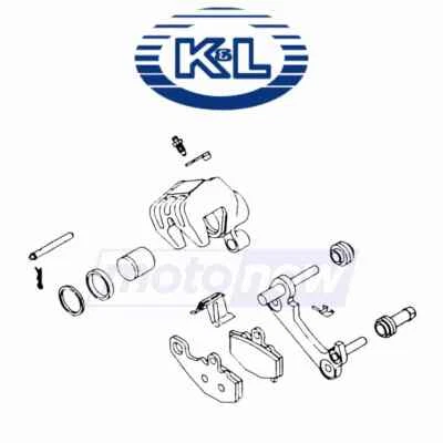 K&L Supply Front Brake Caliper Rebuild Kit for 1978-1981 Yamaha SR500 - zq - Image 1 of 4
