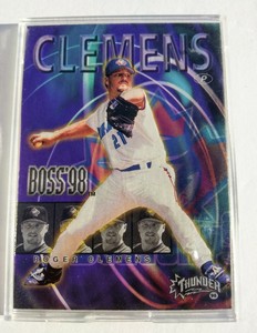 1998 Circa Thunder Boss ⚾#3 Roger Clemens ⚾ TORONTO BLUE JAYS ⚾