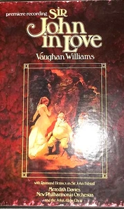  Vaughan Williams SIR JOHN IN LOVE-Meredith Davies-3 Lp's w/ Libretto - Picture 1 of 2