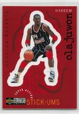 Hakeem Akeem Olajuwon 1997-98 Collector's Choice Stick Ums #S-10 Houston Rockets