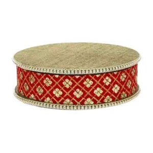 Red Rotating Christmas Decor Tree Stand Base - 10.5" - Picture 1 of 1