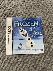 Frozen Olafs Quest Nintendo DS NUR HANDBUCH Originaleinsatz - Bild 1 von 2