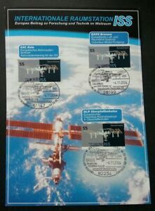 Germany Space Satellite 2004 Astronomy FDC (stamp on info sheet) *concordance