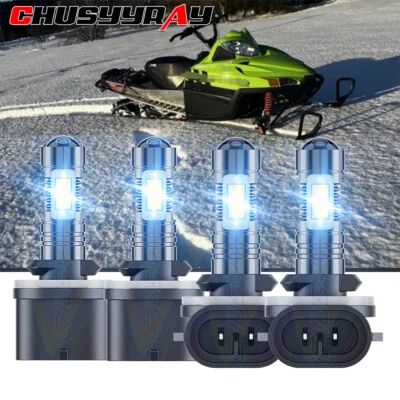 4x Bombillas LED Combo Faros Para Arctic Cat 0609-252 0609-251 Kit de haz alto bajo Foto 1 de 4