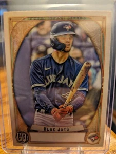 2021 Topps Gypsy Queen #104 Cavan Biggio Missing Nameplate Variation Blue Jays - Bild 1 von 2
