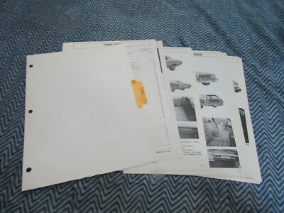 1973 FORD GRAN TORINO E ESPORTE RARO REVENDEDOR ÁLBUM FOLHETO CONJUNTO - Imagem 1 de 3