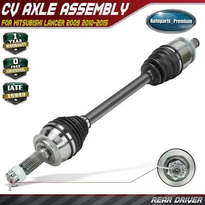 Rear Left Driver Side CV Axle Assembly for Mitsubishi Lancer 2009-2015 L4 2.0L - Image 1 of 4