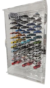 1:60–1:64 Scale Diecast Car Display Case – Model Cars Showcase Vitrine SIZE 1/64 - Picture 1 of 8