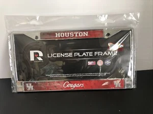 Houston Cougars Laser Chrom Nummernschildrahmen, neu im Paket - Bild 1 von 5