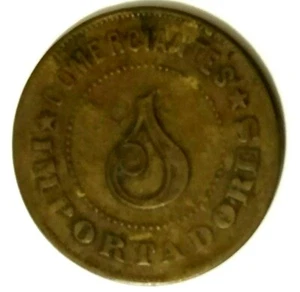 Ficha 1c B FERNANDEZ & CIA MAYAGUEZ PUERTO RICO Comercio Almud Good For token - Picture 1 of 3