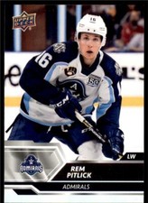 2019-20 UD AHL Base #13 Rem Pitlick - Milwaukee Admirals