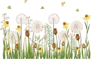 Frühling Fensterbilder Blumen Wandtattoo für Kinderzimmer Deko Sommer - Bild 1 von 7