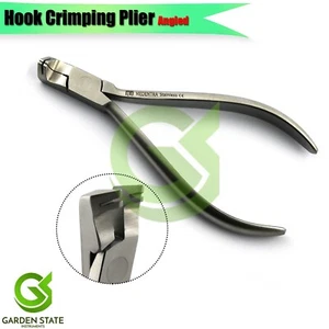 Dental Crimpable Plier Angled Ball Hook Holding Crimping Archwire Pliers - Picture 1 of 3